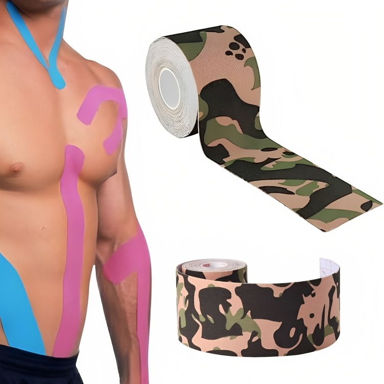 Healthtrek Therapeutic & Sports Kinesiology Tape - 5 Metre X 5 Centimetre (Assorted Color, 1 Pcs))